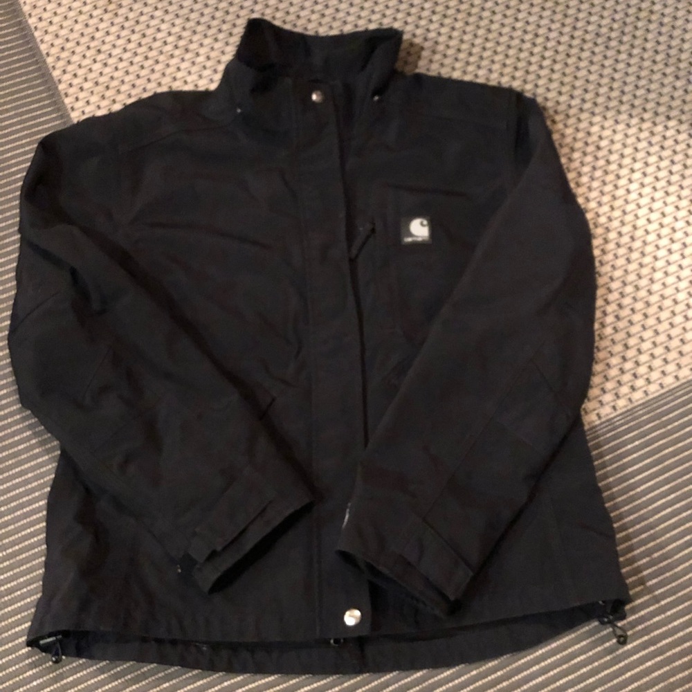 Carhartt black rain jacket